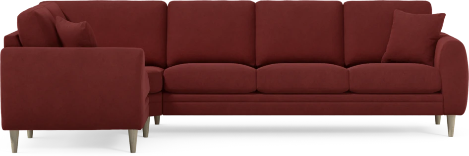 Eden - Hörnsoffa, 1+3-sits - Röd