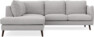 Madison - 2-sits soffa med divan vänster - Grå