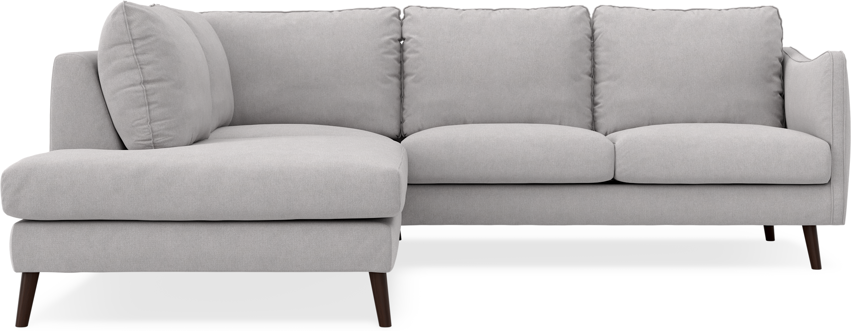 Madison - 2-sits soffa med divan vänster - Grå
