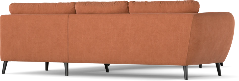 Madison Lux - Hörnsoffa med schäslong höger - Orange