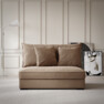 Rossi - 2-sits utan armstöd - Beige