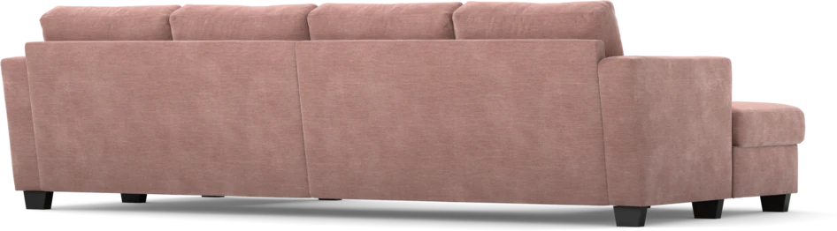 Friday - 2-sits soffa med två schäslonger - Rosa