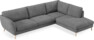Madison Lux - 3-sits soffa med divan höger - Vit