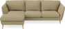 Madison Lux - 2-sits soffa med schäslong vänster - Gul