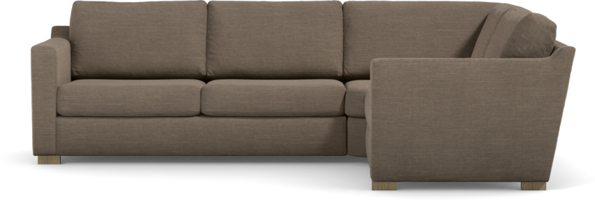 Friday - Hörnsoffa, 2,5+1,5-sits - Brun