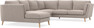Madison - Hörnsoffa med schäslong vänster - Beige