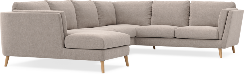 Madison - Hörnsoffa med schäslong vänster - Beige