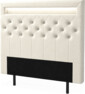 New York led - Sänggavel, 90-210 cm - Beige