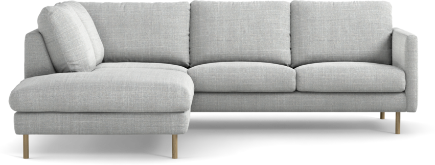 Madison Lux - 2-sits soffa med divan vänster - Grå