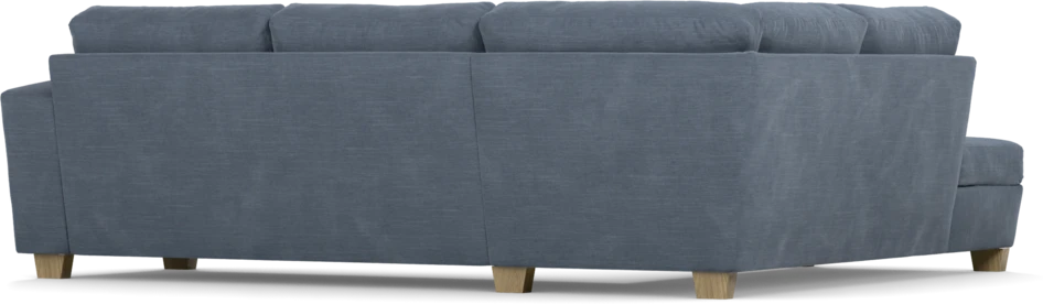 Friday - 2,5-sits soffa med divan vänster - Blå