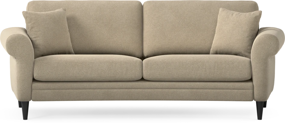 Eden - 2,5-sits soffa svängd - Beige