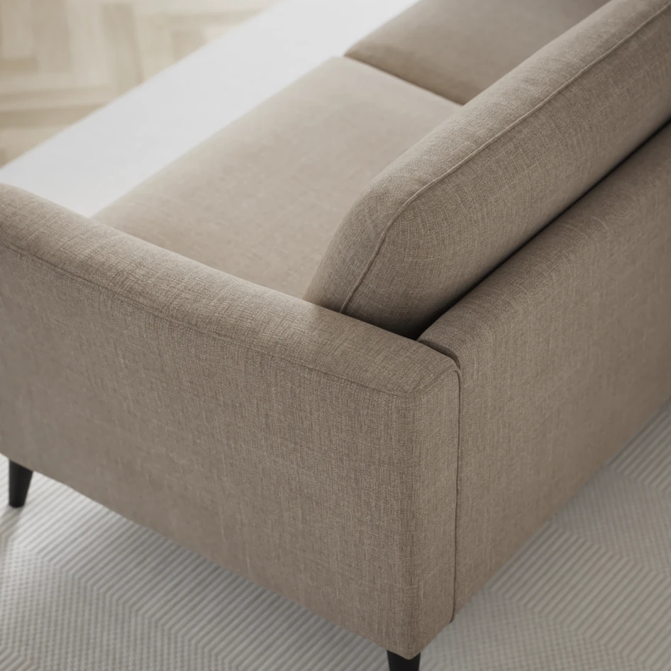 Bridge - 3-sits soffa svängd - Beige