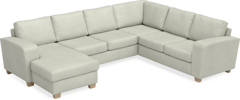 Friday - Hörnsoffa, 3+2-sits med schäslong vänster - Beige