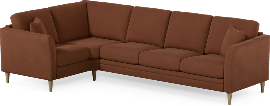 Eden - Hörnsoffa, 1+3-sits - Orange