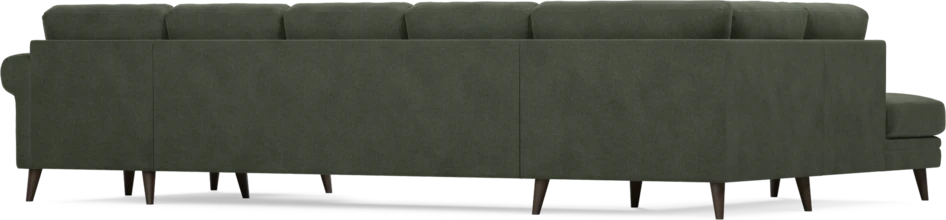 Eden - 3-sits soffa med divan vänster och schäslong höger - Grön
