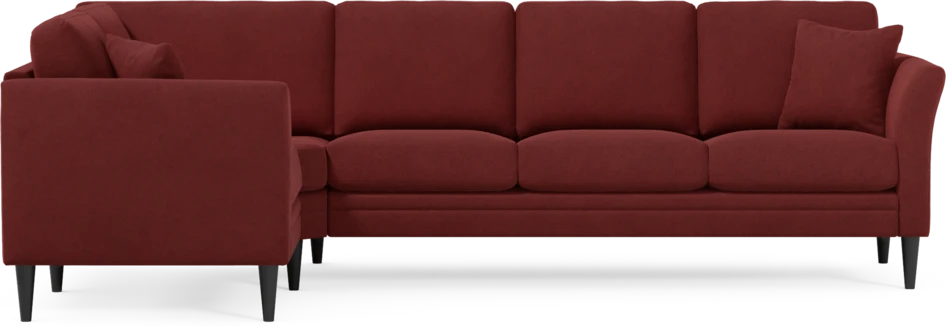 Eden - Hörnsoffa, 1+3-sits - Röd