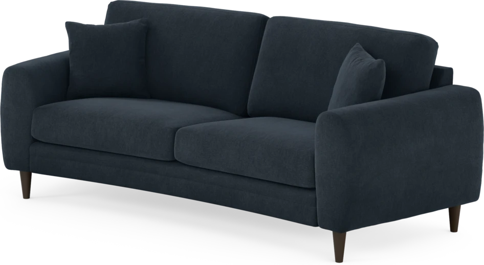 Eden - 2,5-sits soffa svängd - Blå