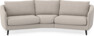 Madison - 3-sits soffa svängd, 90 cm - Beige