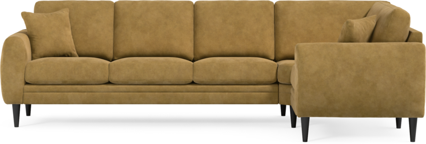 Eden - Hörnsoffa, 3+1-sits - Gul