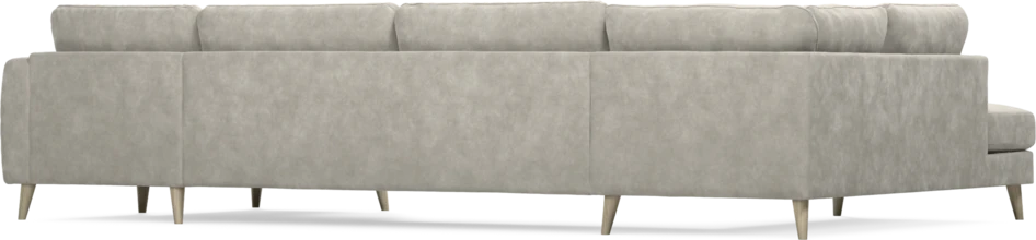 Bridge - 3-sits soffa med divan vänster och schäslong höger - Grå