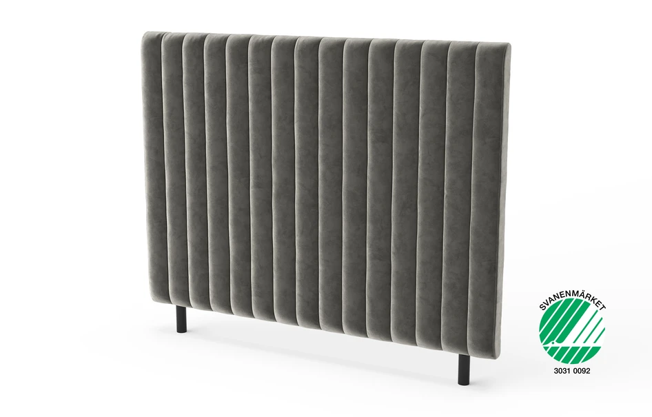 Malibu - Sänggavel, B 160-210 cm - Grå