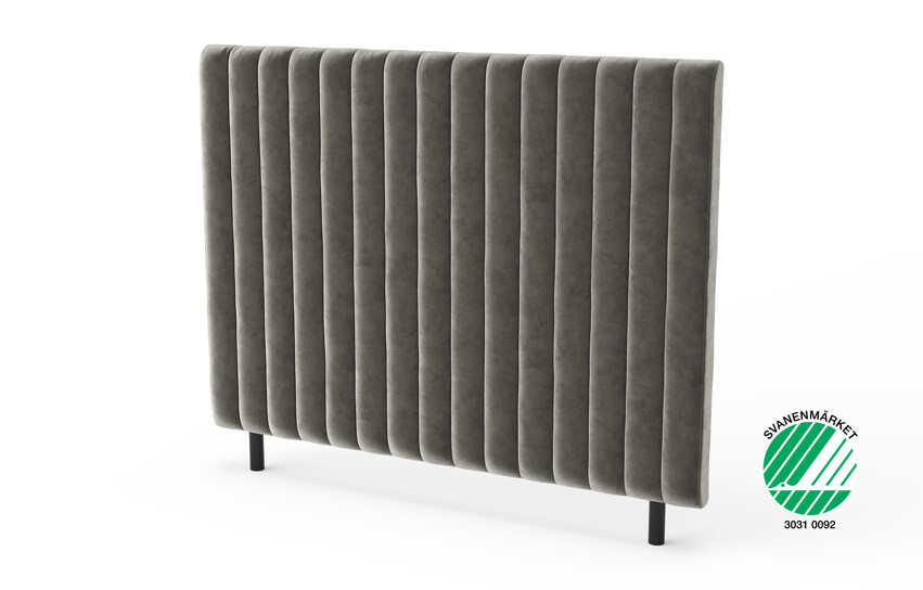 Malibu - Sänggavel, B 160-210 cm - Grå