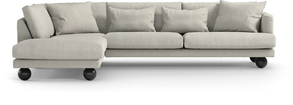 Harper - 3-sits soffa med divan vänster - Beige