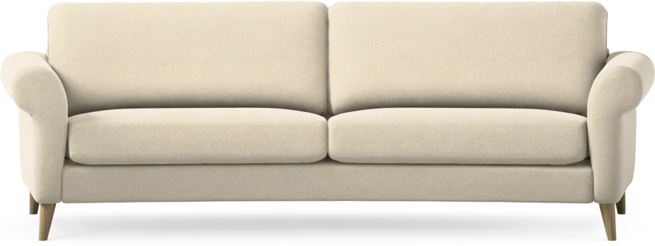 Bridge - 3-sits soffa svängd - Beige