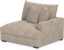 Rossi - 1,5-sits med armstöd höger - Beige