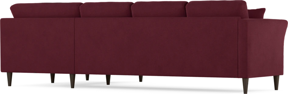 Eden - Hörnsoffa, 3+1-sits - Röd