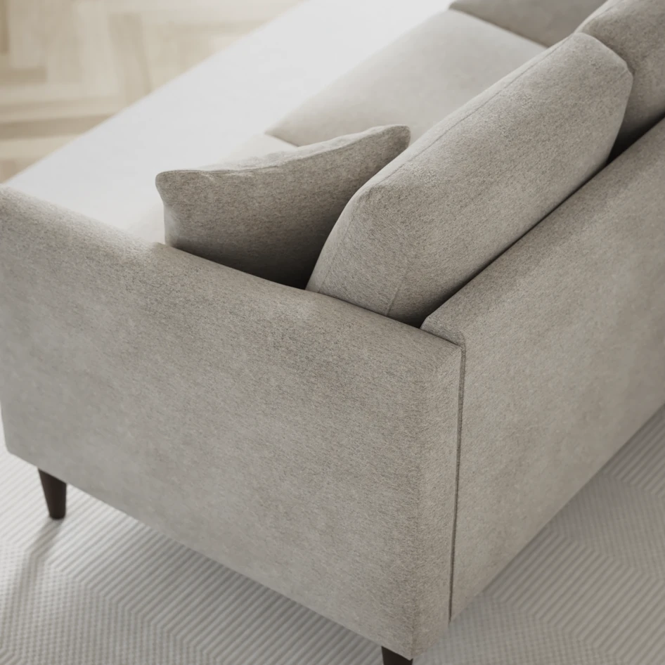 Eden - 2,5-sits soffa svängd - Grå