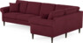 Eden - Hörnsoffa, 3+1-sits - Röd