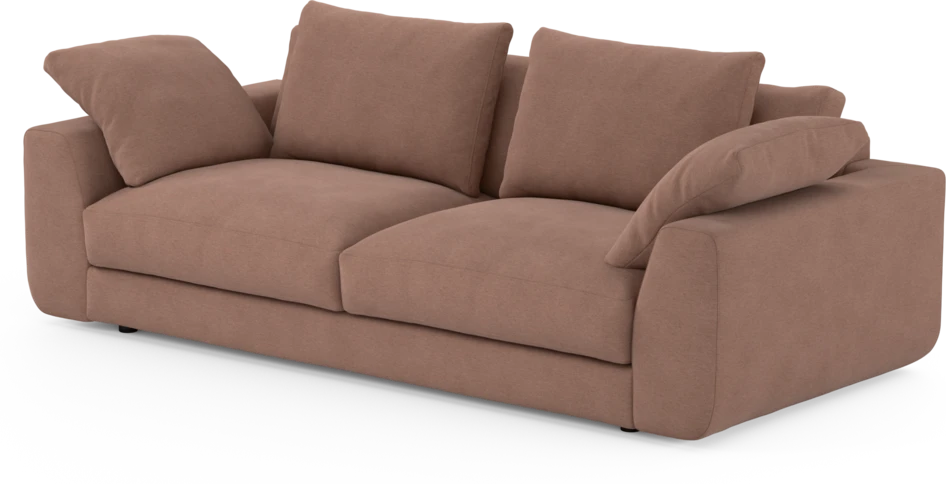 Amie - 3-sits soffa - Rosa