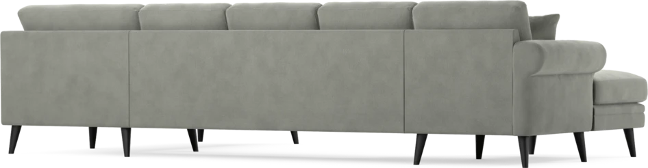 Eden - 3-sits soffa med schäslong vänster och divan höger - Grå