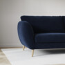 Madison Lux - 2-sits soffa med schäslong vänster - Blå