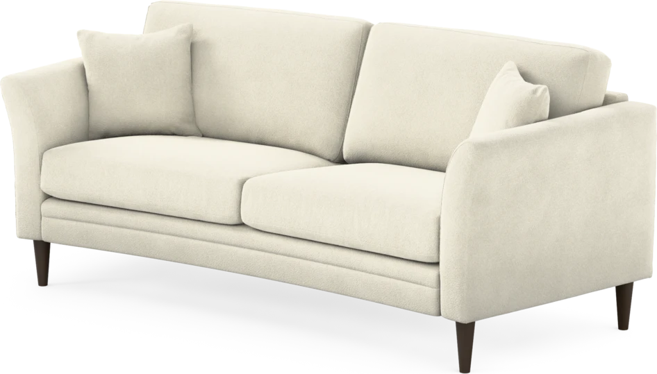 Eden - 2,5-sits soffa svängd - Vit