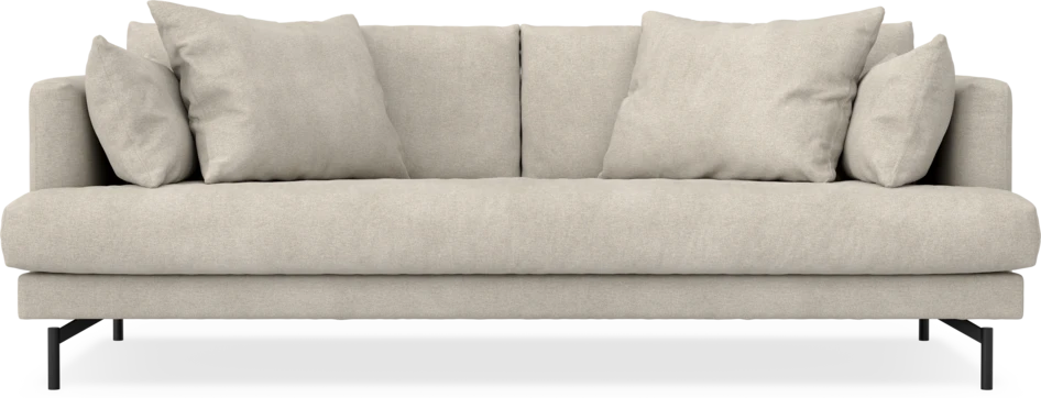 Harper - 3-sits soffa, hel dyna - Beige