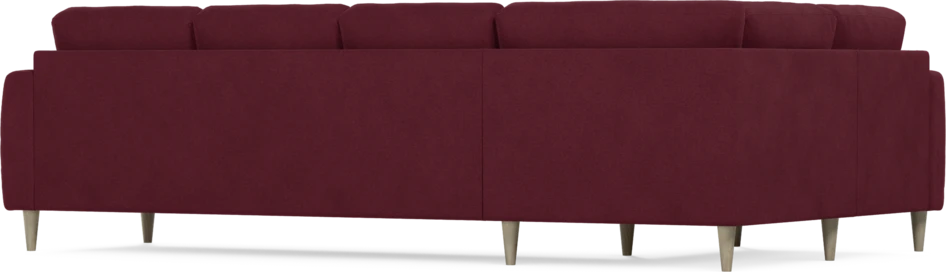 Eden - Hörnsoffa, 1+3-sits - Röd
