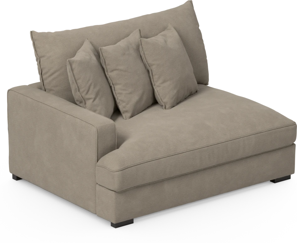Rossi - 2-sits med armstöd vänster - Beige