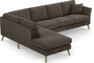 Eden - 3-sits soffa med divan - Gul