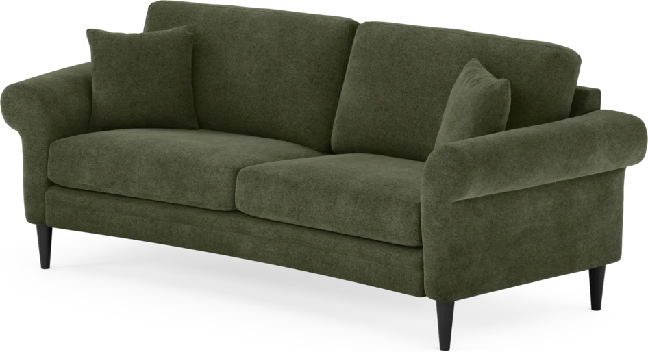 Eden - 2,5-sits soffa svängd - Grön