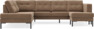 Rio - 3-sits soffa med divan vänster och schäslong höger - Beige