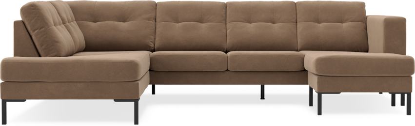 Rio - 3-sits soffa med divan vänster och schäslong höger - Beige