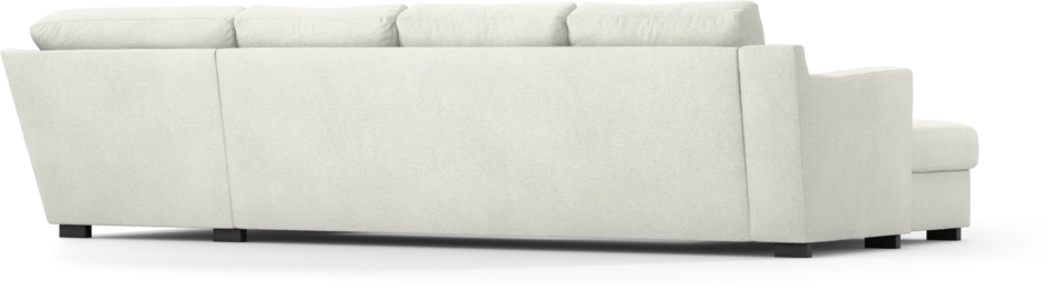 Friday - 3-sits soffa med schäslong vänster och divan höger - Vit