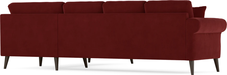 Eden - Hörnsoffa, 3+2-sits - Röd