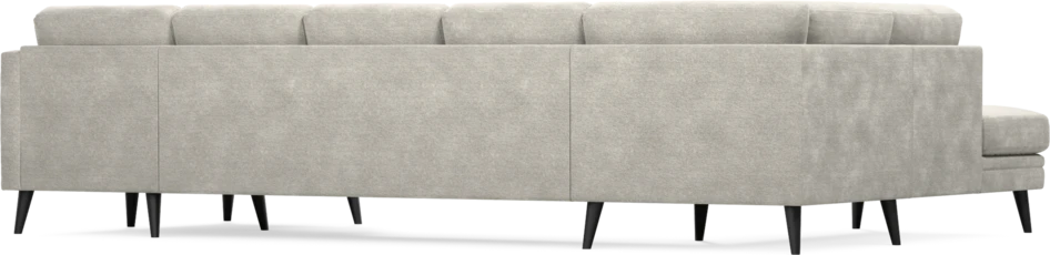 Eden - 3-sits soffa med divan vänster och schäslong höger - Grå