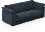 Cherrie - 2,5-sits soffa, hel dyna och kappa - Blå