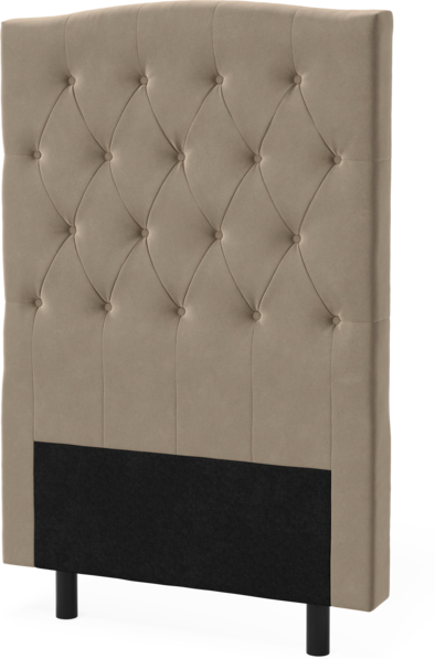 Queen - Sänggavel, 90-210 cm - Brun
