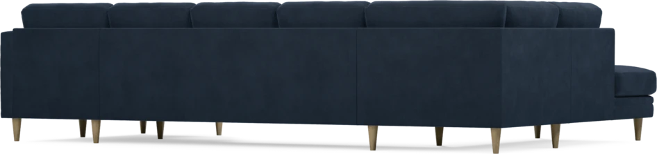 Eden - 3-sits soffa med divan vänster och schäslong höger - Blå