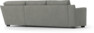 Friday - 2,5-sits soffa med divan höger - Grå